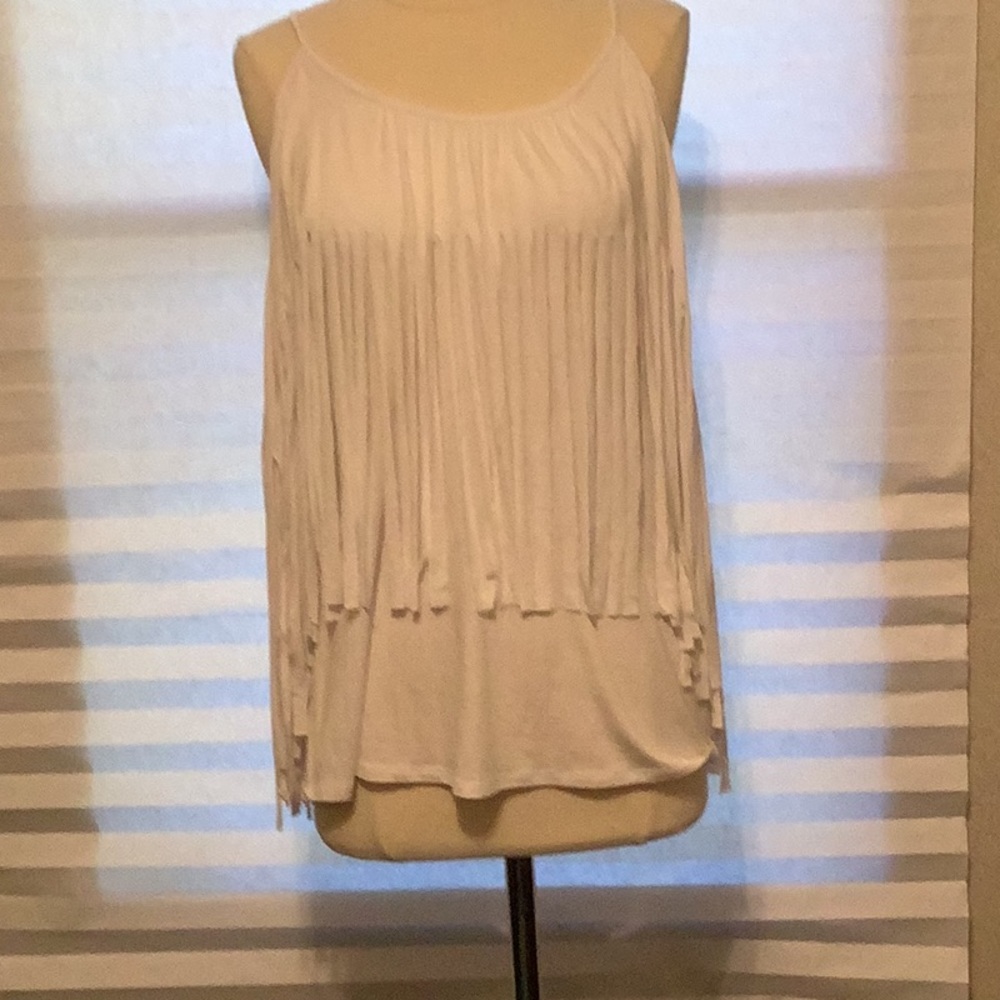 James and Joy fringe tank top